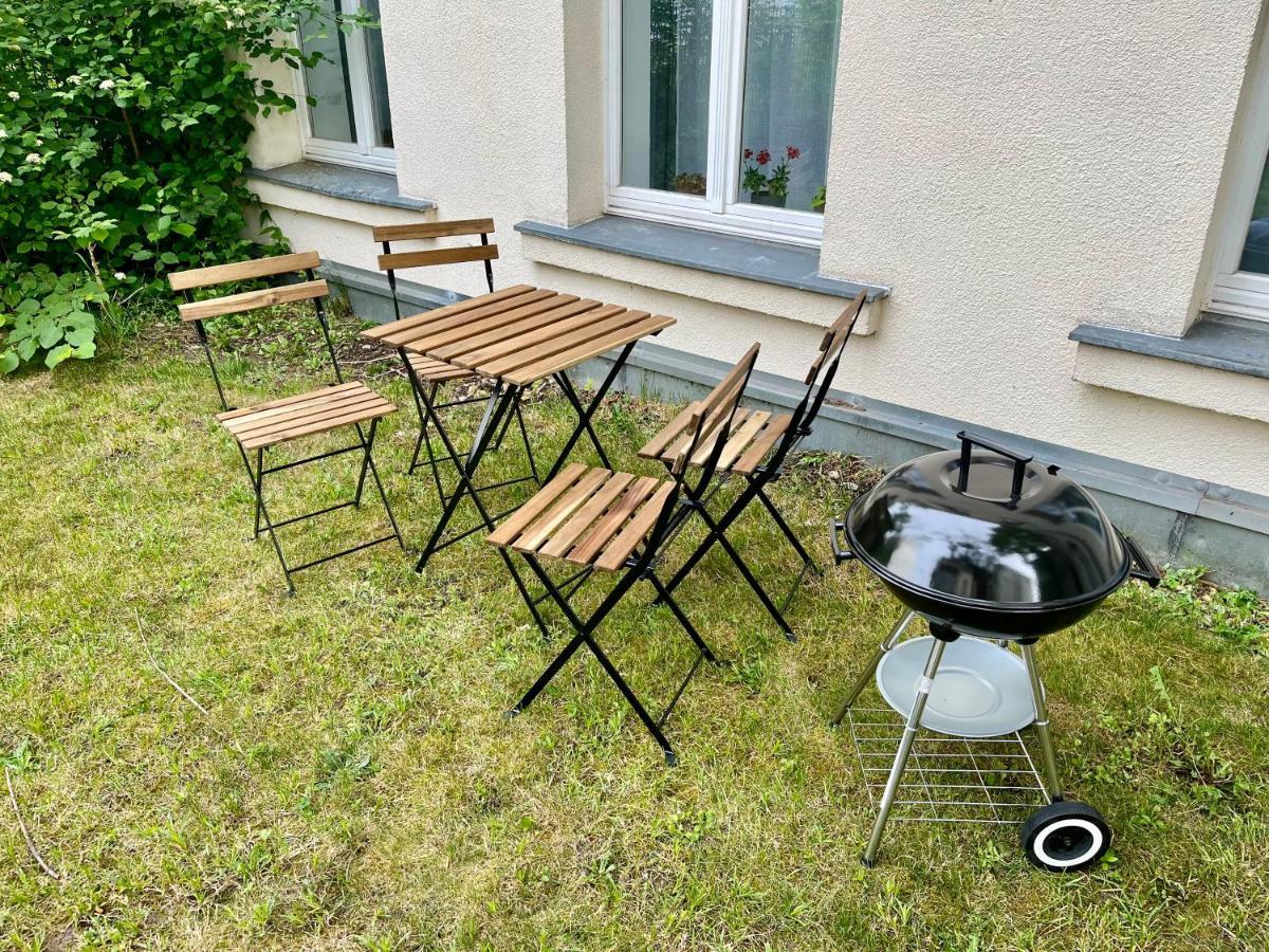 Wohlfuehl-Oase Mitten In Der Stadt - Garten, Grill, Netflix Und Drucker Leipzig Exterior foto
